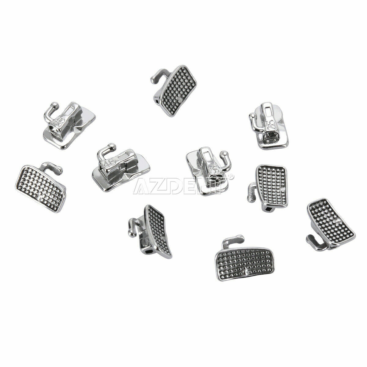 50 juegos de tubo bucal de ortodoncia dental 1er 2do tubo molar Roth MBT 022/018