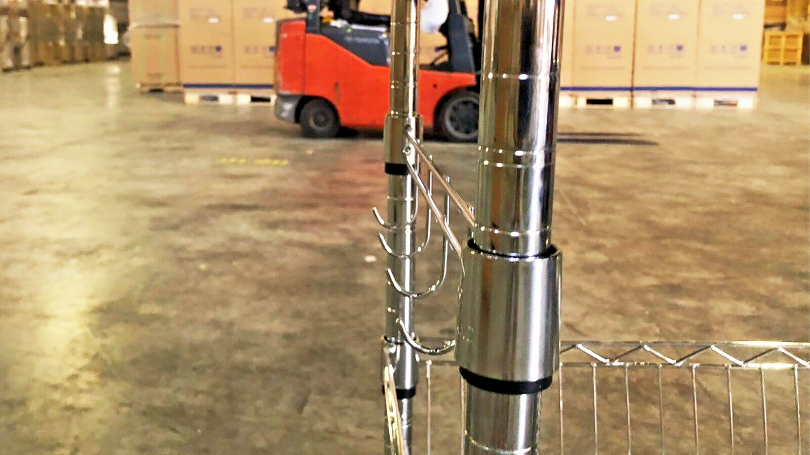 3 Tier Utility Cart for Kitchen Bakery Restaurant Catering Wire Rack Table