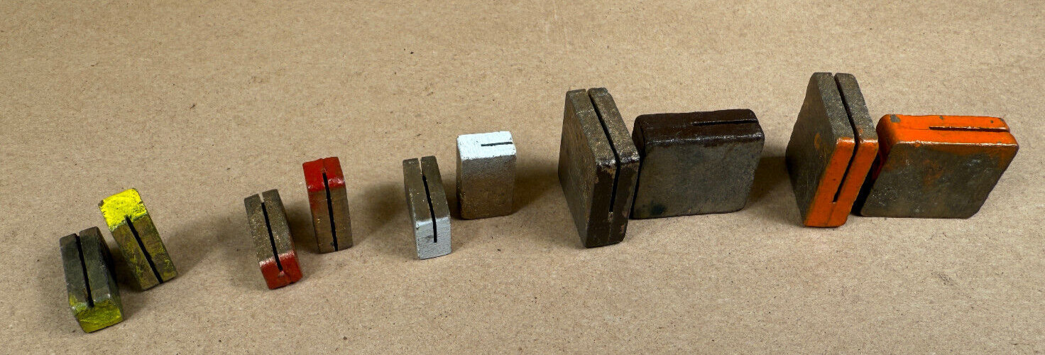 PAIR Grob Self-Seating Band Saw Guides .025 3/8″-1/2″ Alum Bronze (White) S1151A