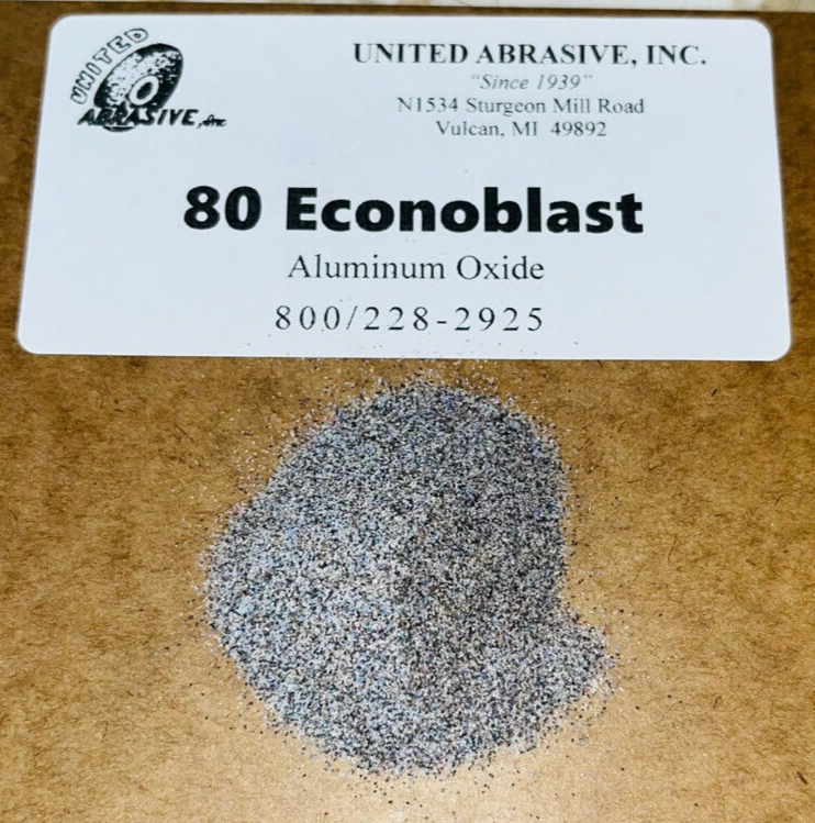 Aluminum Oxide: 500 lbs - 80 Grit (Medium) - Blast Cabinet Abrasive Media tough