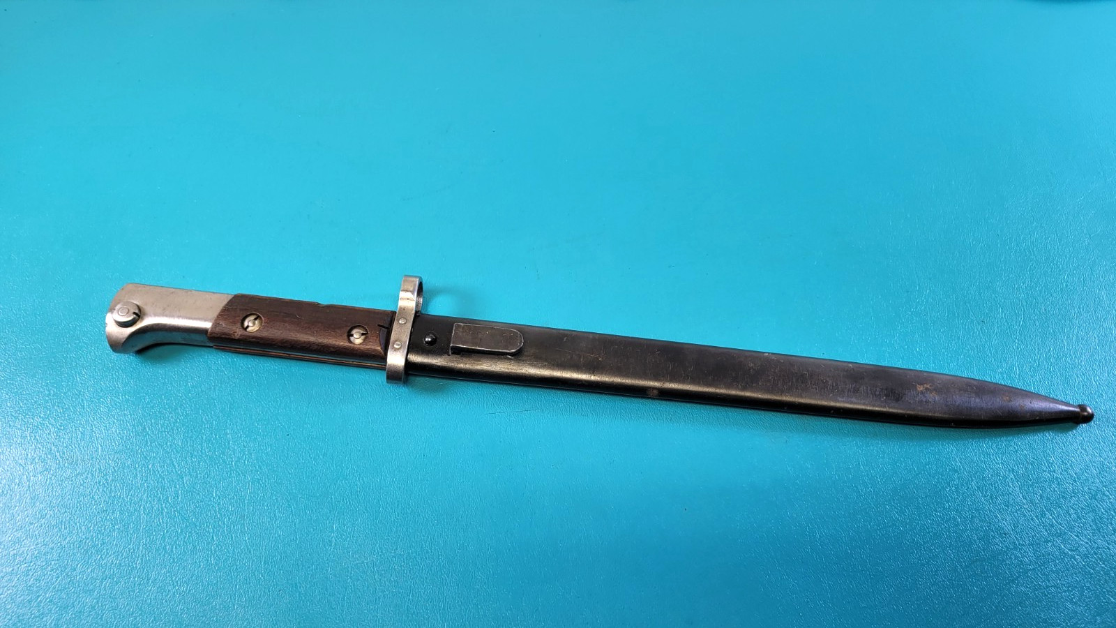 WWII Czechoslovakia Czech Rifle Bayonet + Scabbard CSZ J TR939