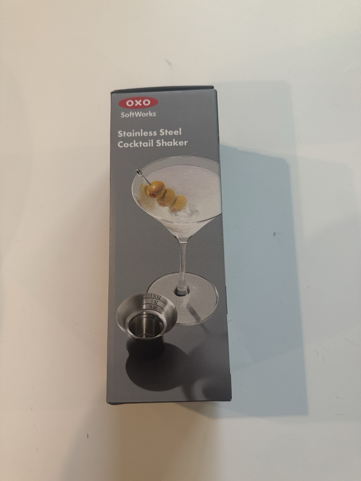 OXO Steel Single Wall Cocktail Shaker Stainless Steel Bar Tool