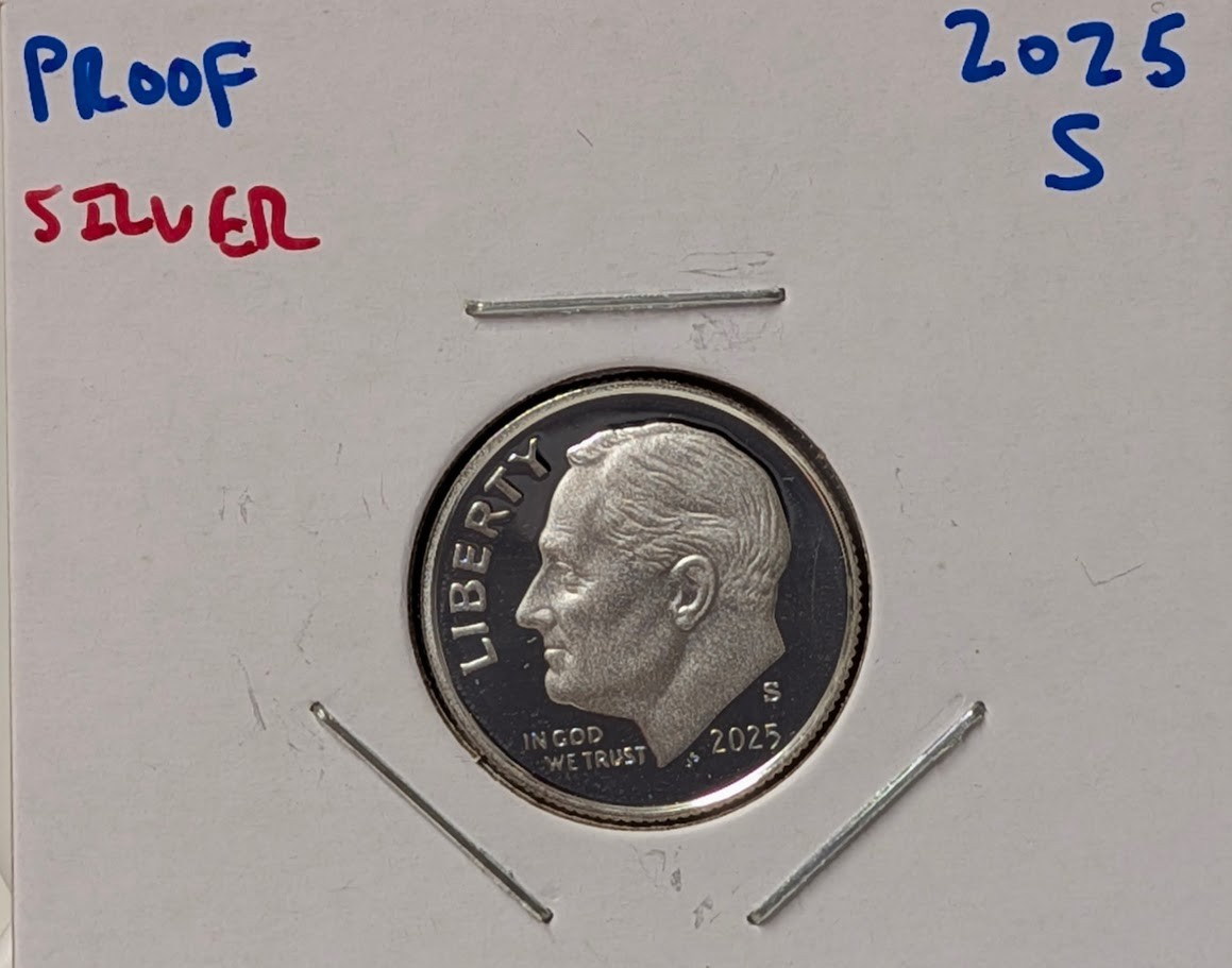 2025 S Silver Proof Roosevelt Dime