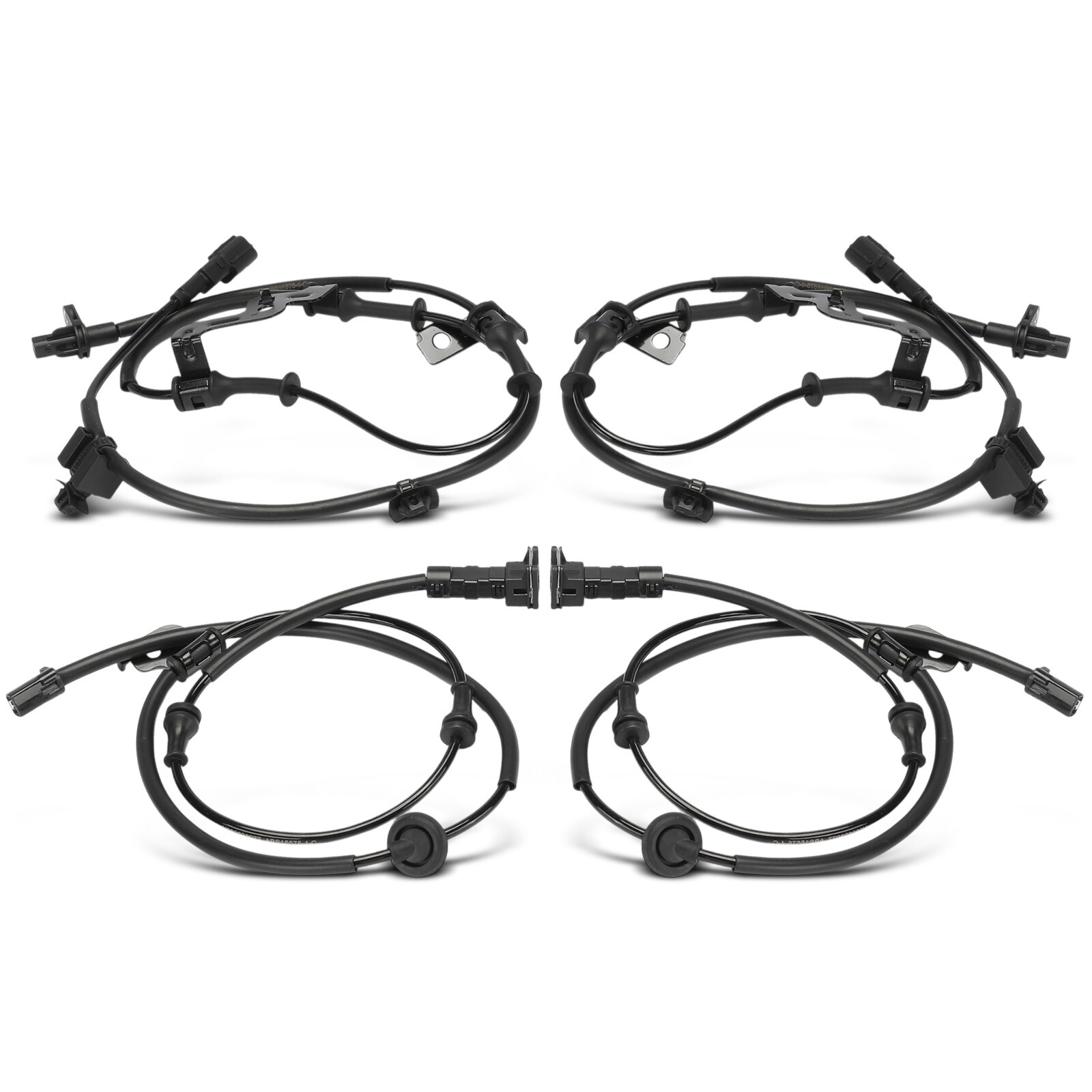 4Pcs Front & Rear ABS Wheel Speed Sensor for Kia Soul 2014-2019 Soul EV 15-19