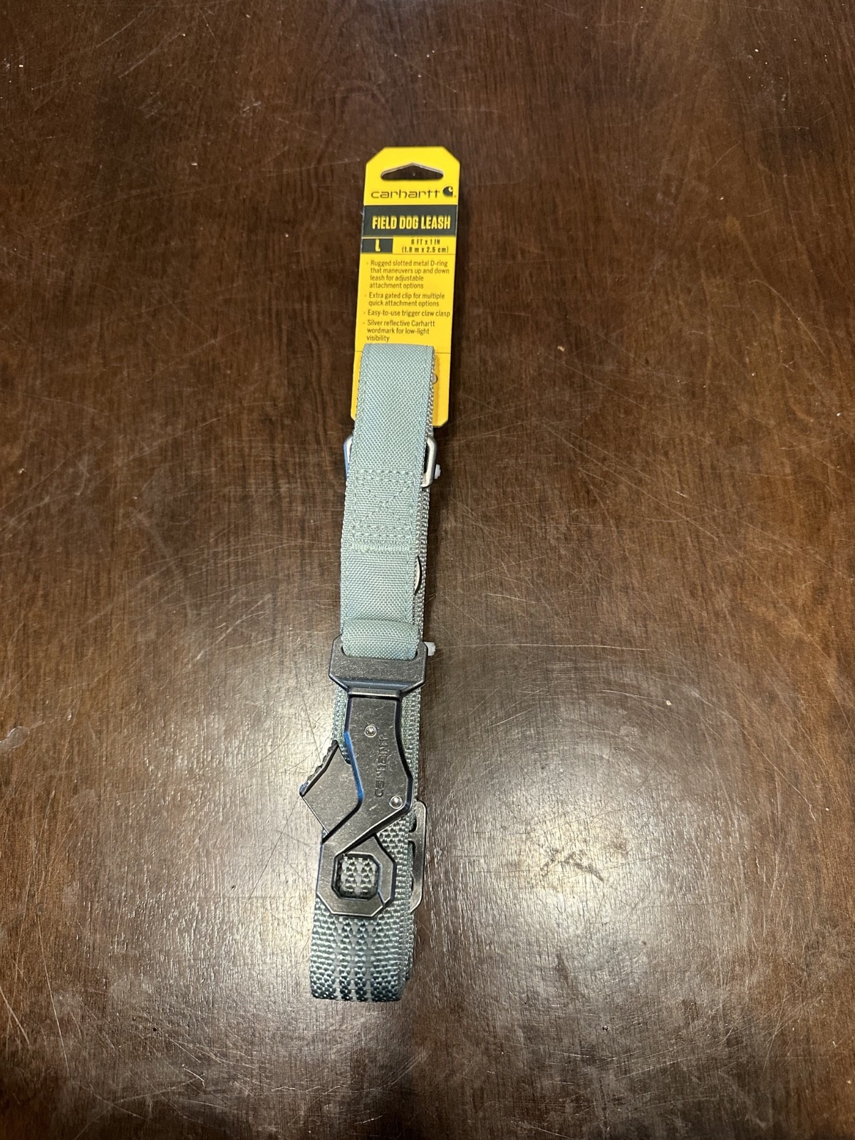 Carhartt Field Dog Leash Large 6ft X 1in Sea Foam