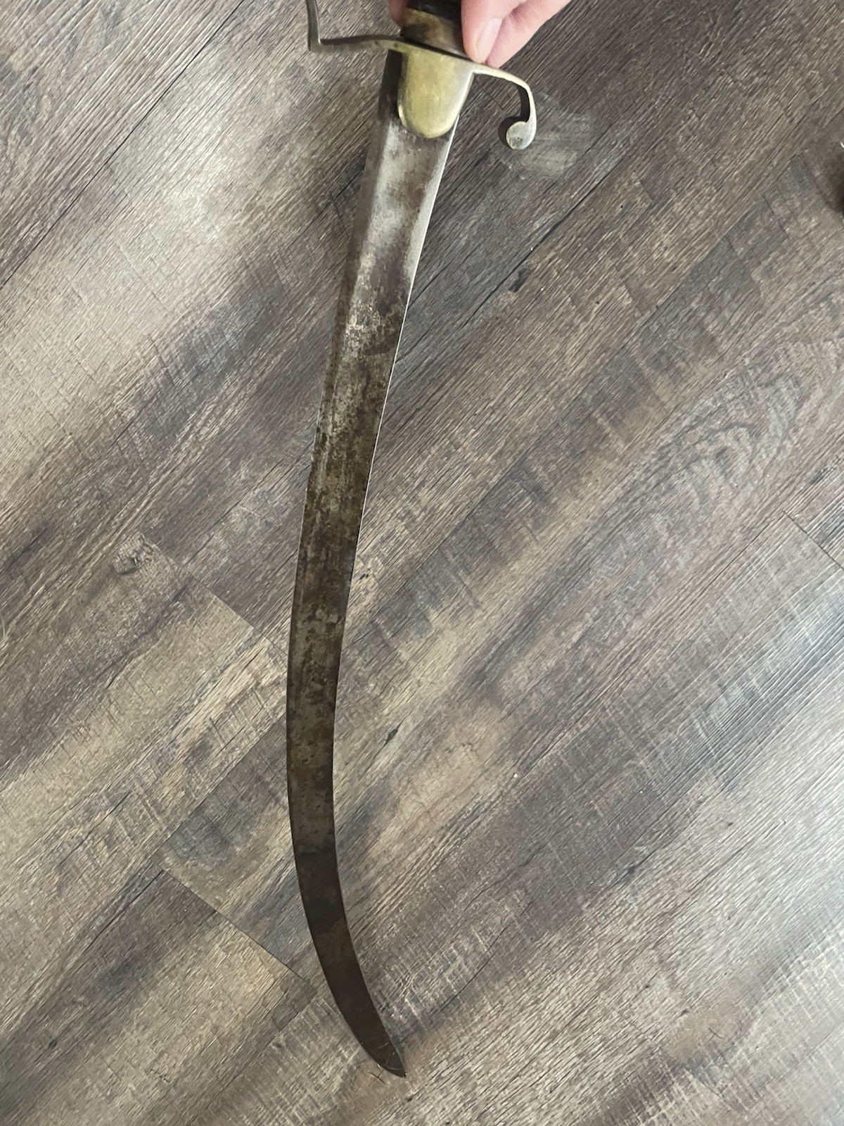 Vintage Original US War Of 1812 Sword With Brass Scabbard