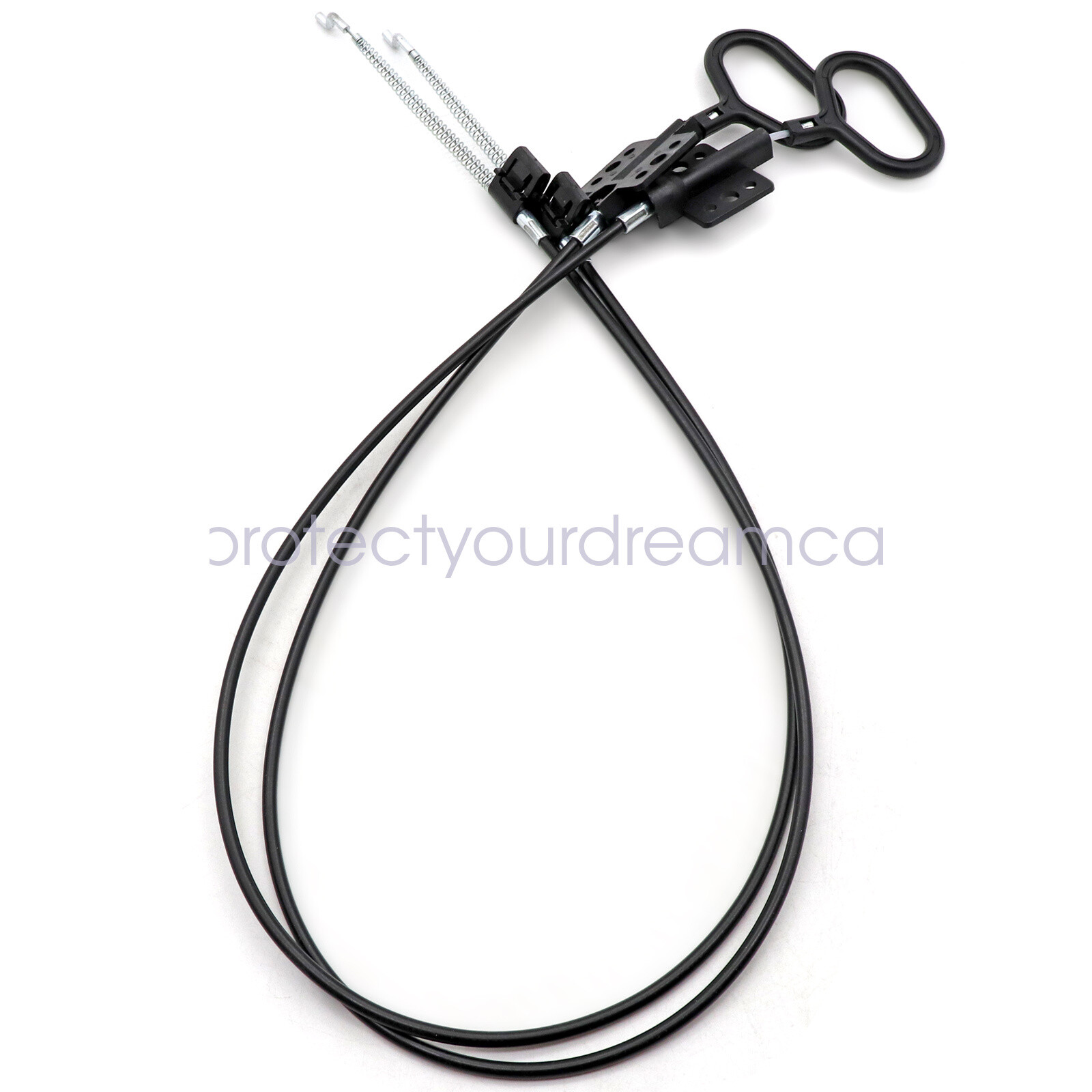 2pcs Sofa Recliner Cables Recliner Release Pull Cables D-Ring Handle Replacement