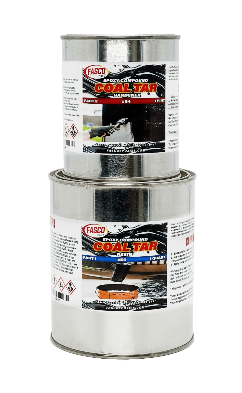 Fasco #54 - Coal Tar Epoxy - 3 Pint Kit