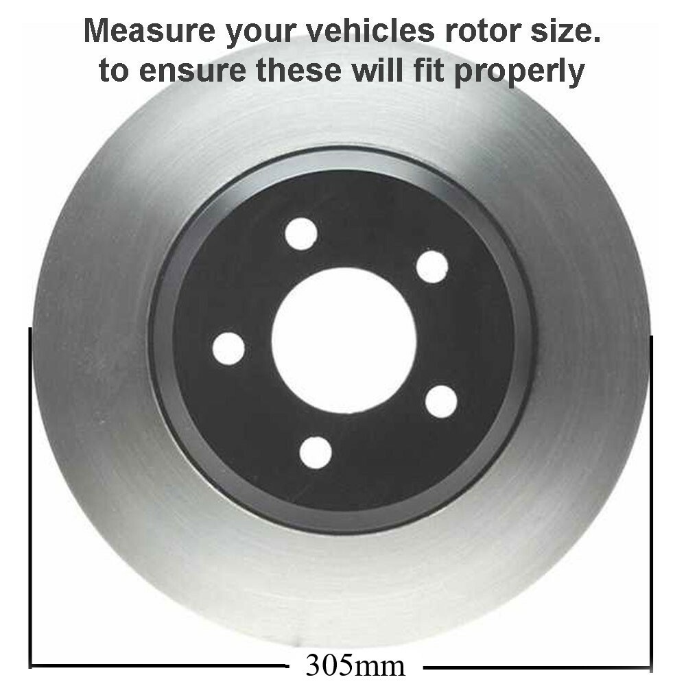 Front Drilled Rotors Ceramic Brake Pads for 2003-05 Silverado Sierra 1500 Tahoe