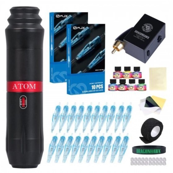 Dragonhawk Wireless Tattoo Pen Machine Kit - B1 Battery