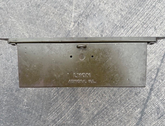 Vintage Lyon Industrial Metal Under Bench Drawer