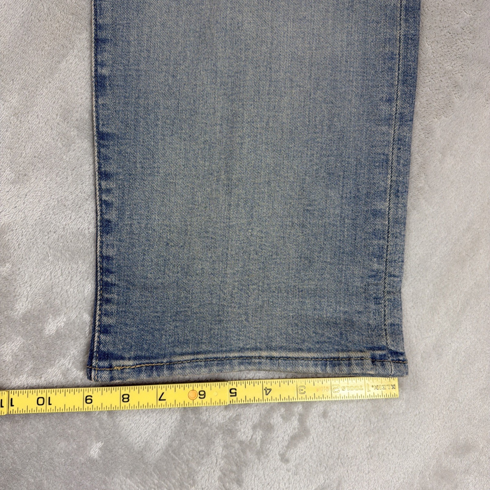 Levi's 501 Original Fit Jeans Men's 38x30 Blue Denim Straight Leg Stretch Light
