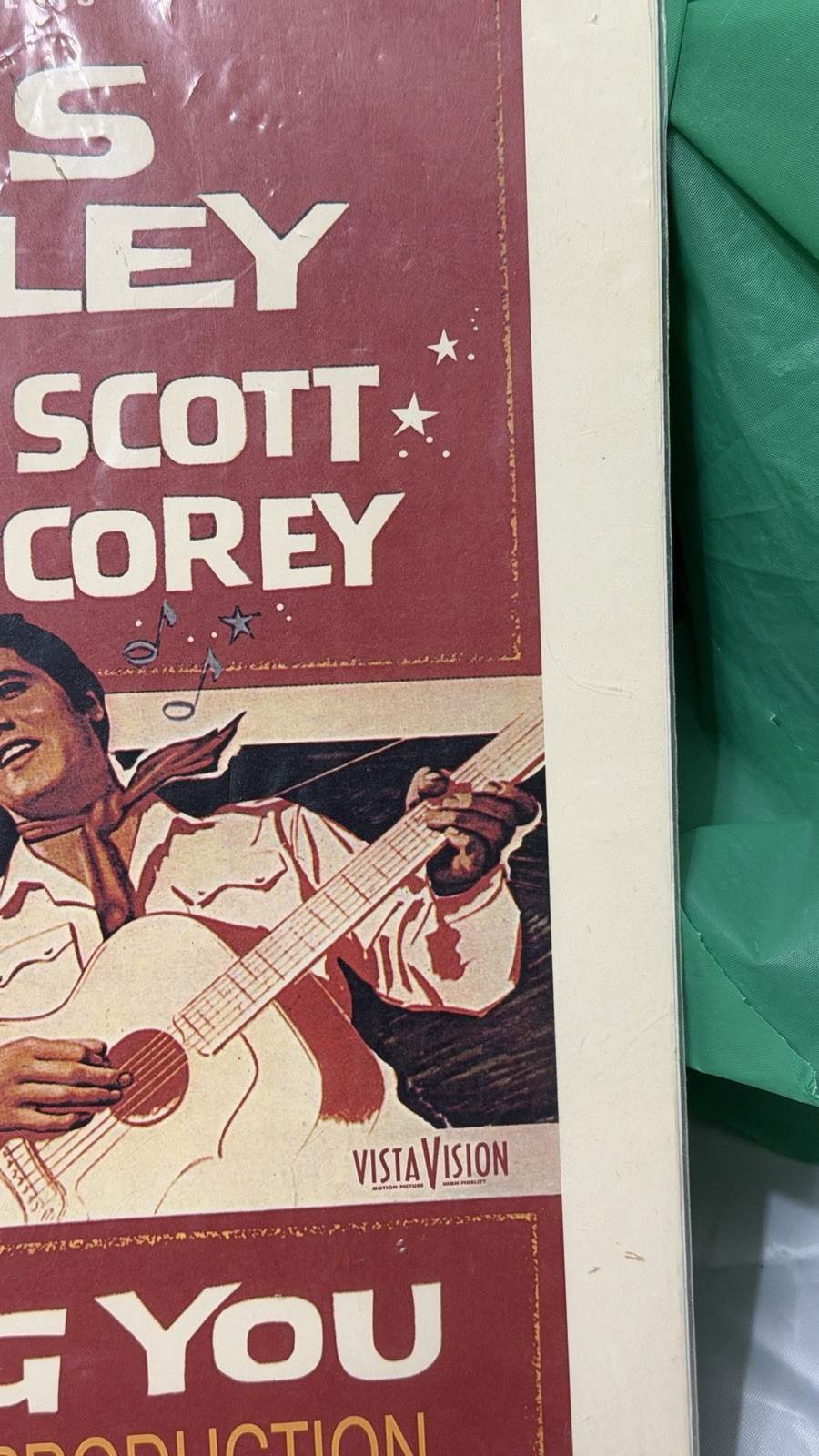 Vintage Elvis Presley Loving You 1957 Original Movie Poster Paramount