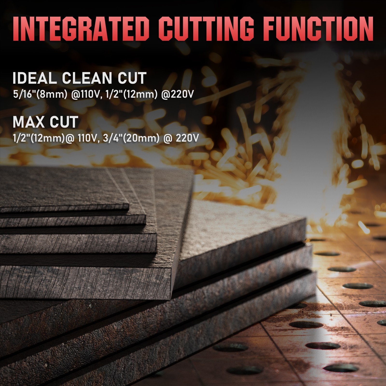 5-in-1 200A TIG/Stick & 50A Plasma Cutter, HF TIG/Pulse/Spot, Dual Voltage