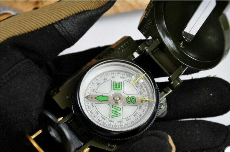 Compass Lensatic Versatile Military Camping Hiking Survival Outdoor Activity US