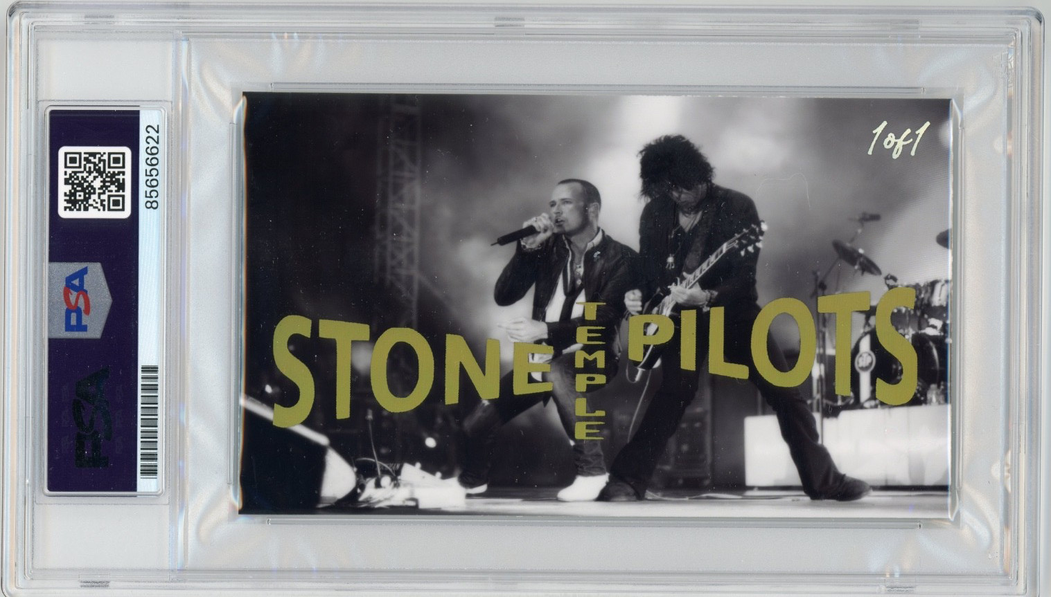Scott Weiland Signed 3x5 Cut Custom Stone Temple Pilots Card PSA DNA Slab AUTO