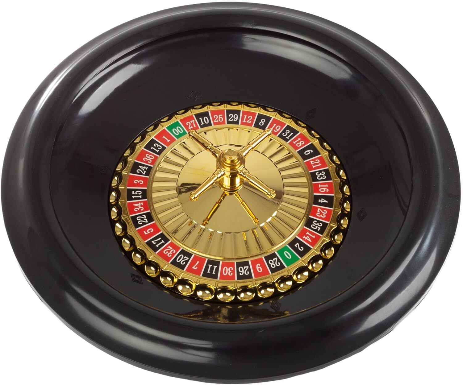 Casino Style 16 inch Roulette Wheel Gambling Gaming Set Large Size Felt FULL SET