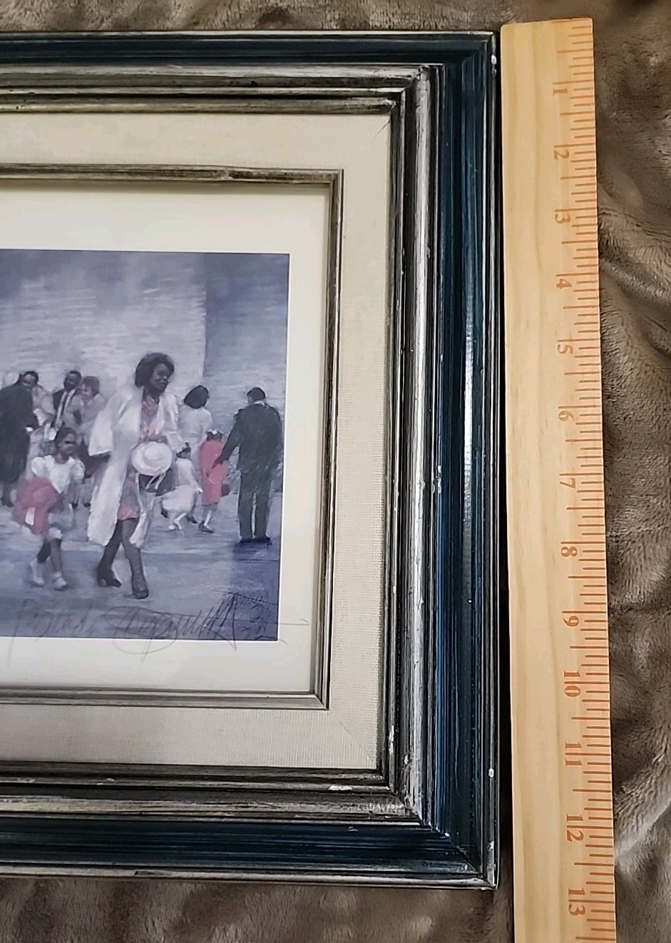 Brenda Joysmith After Service Print Artist Signed Custom Frame