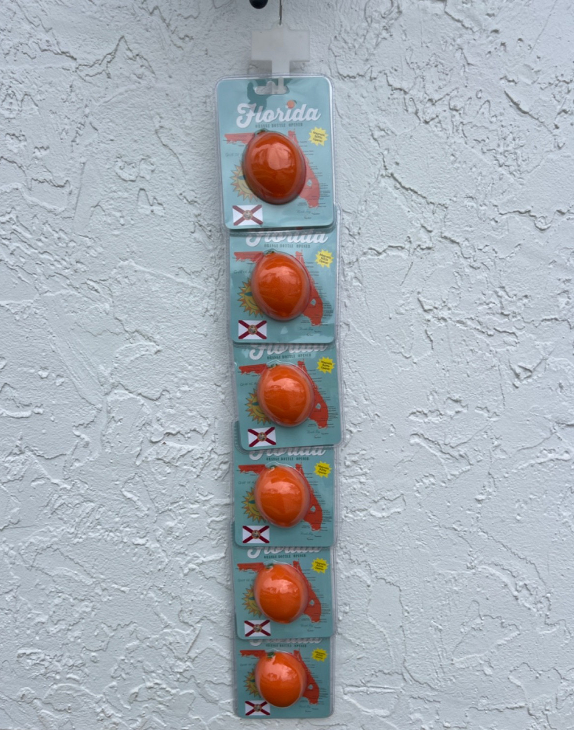 "NEW" - Souvenir Florida Orange Bottle Open with Dual Refrigerator Magnets!