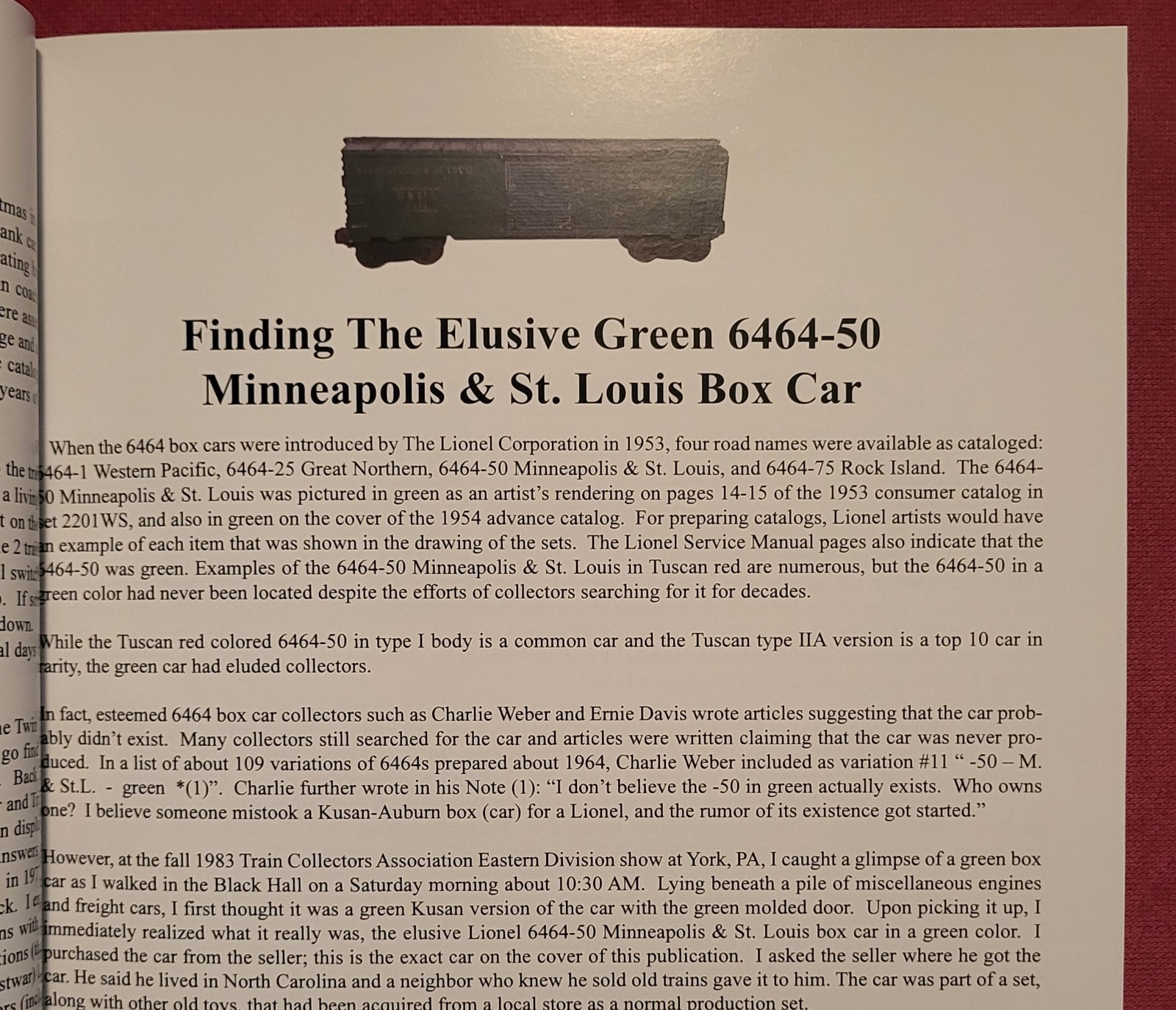 **NEW** VOLUME 2 "EVERYONE LOVES BOXCARS" BY TERRAL KLAASSEN .......TK