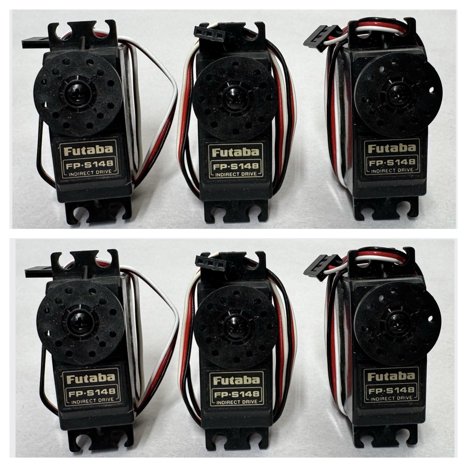 6 Pack - FUTABA Servo FP-S148 Rugged Low Profile Servo - NEW