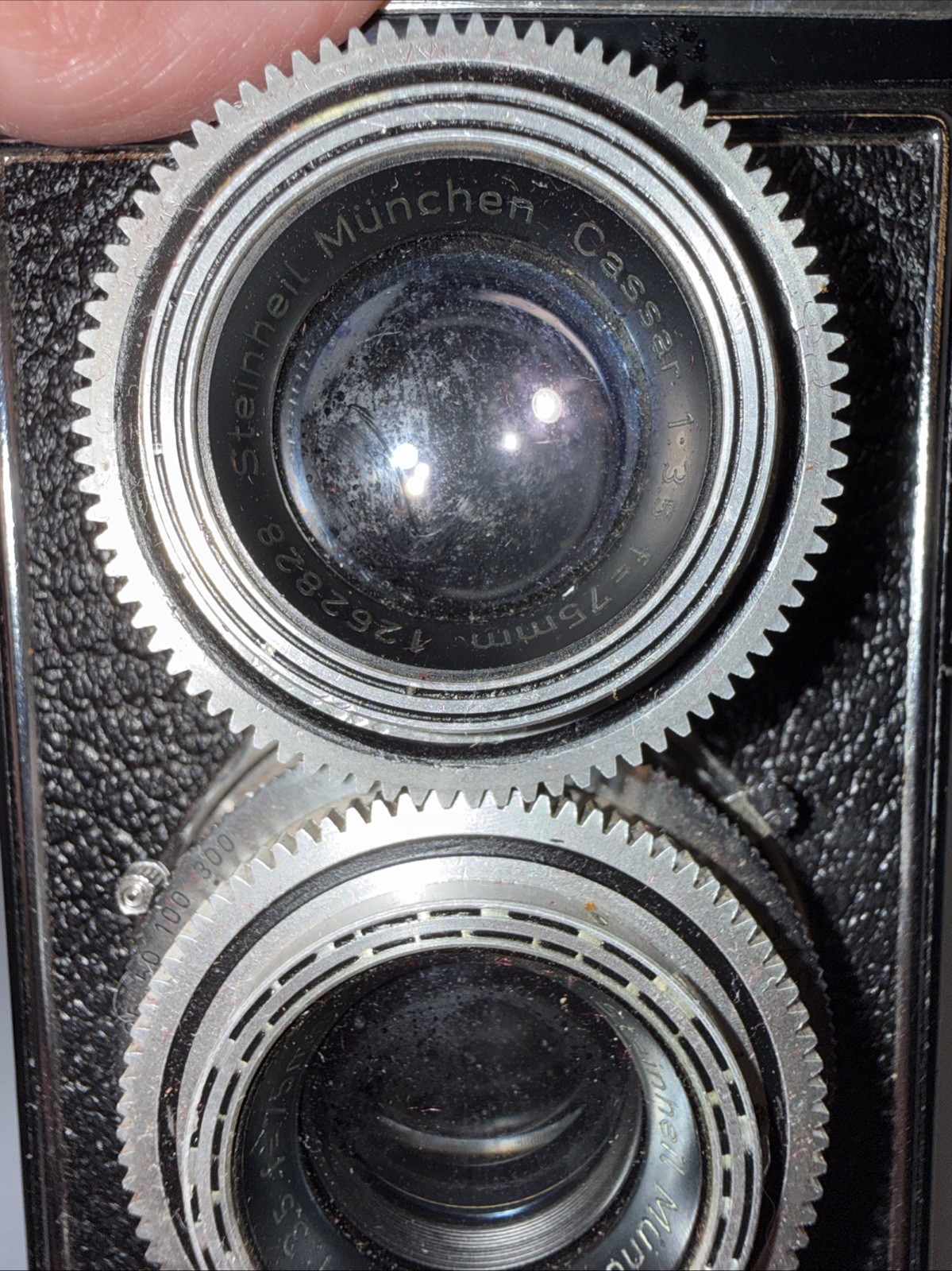 Antique Photina Reflex Camera With Case Untested