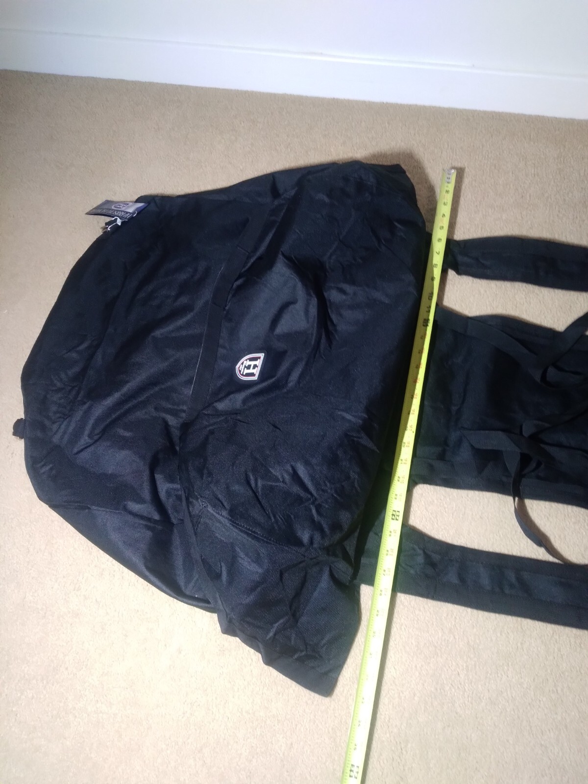 Harrison Howard Equestrian Horse Side Saddle Bags Black - Brand New