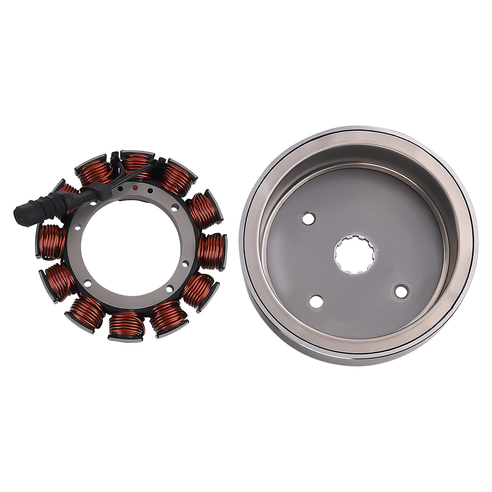 11PCS Rotor Stator Regulator Kit Fit For Harley BigTwin 1970-1999 29985-87