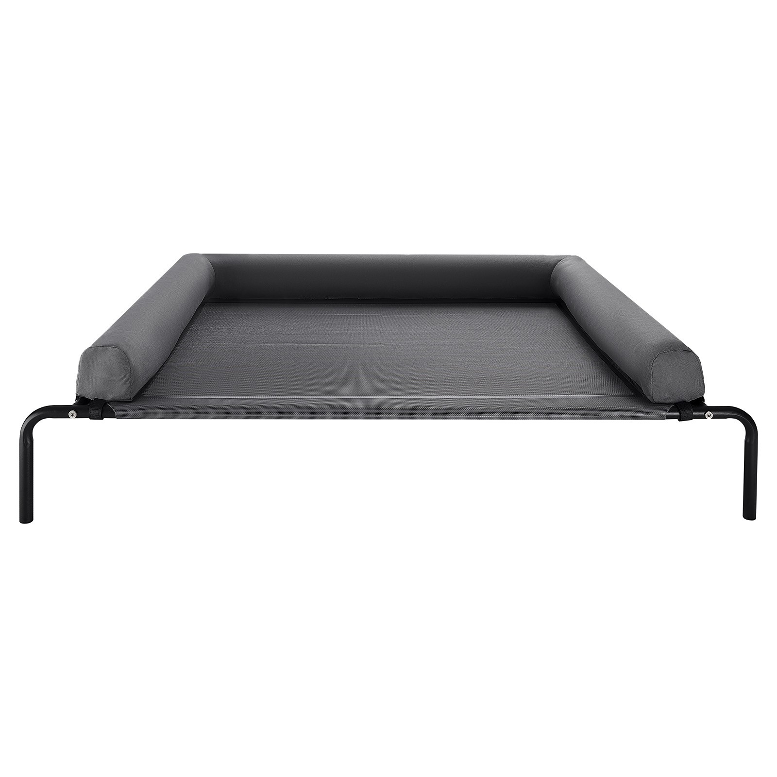 Elevated Dog Bed for Large Dog Portable Raised Dog Cot with Pillow XL Gray