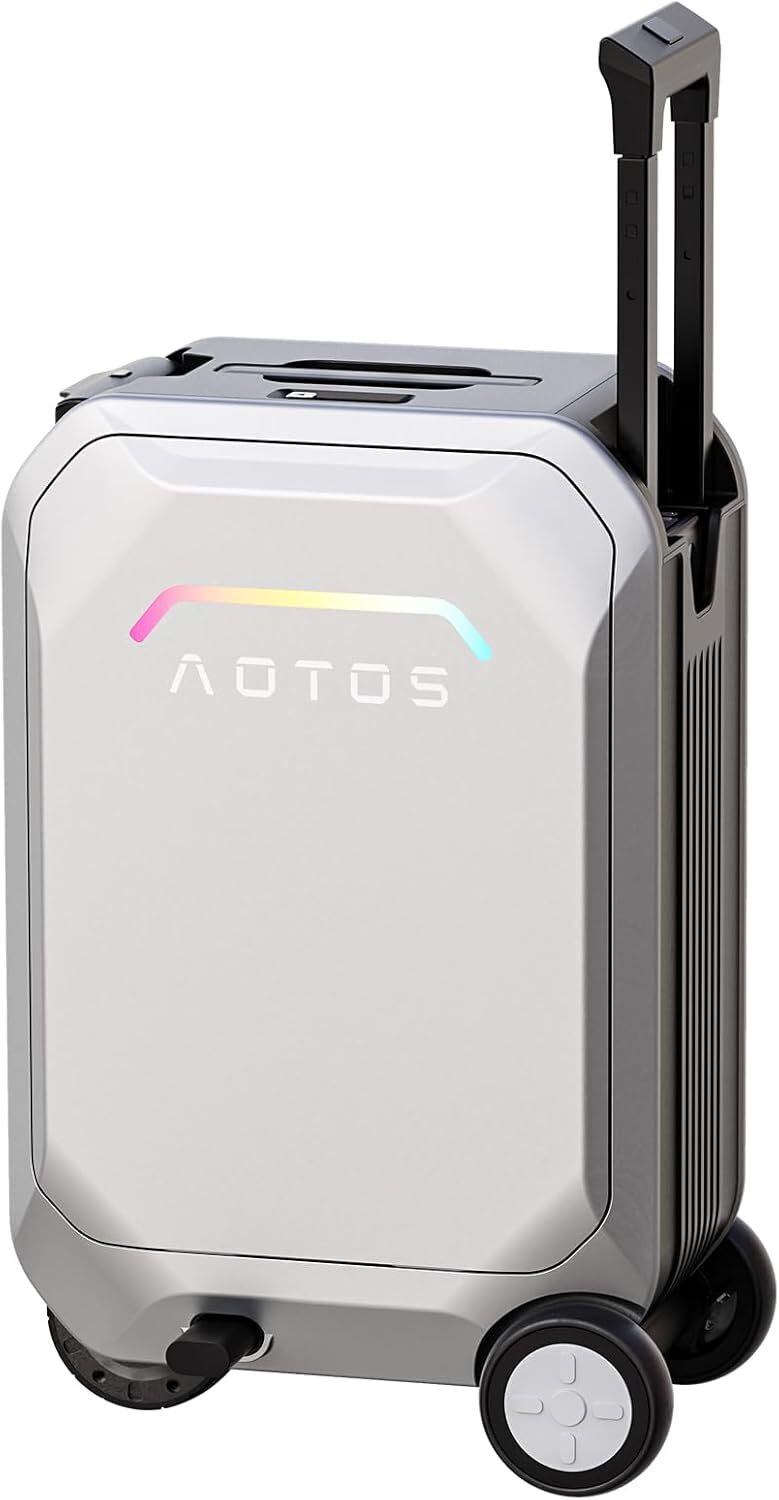 AOTOS 20" SMART RIDEABLE SUITCASES 31L ELECTRIC LUGGAGE SCOOTER FOR TRAVEL