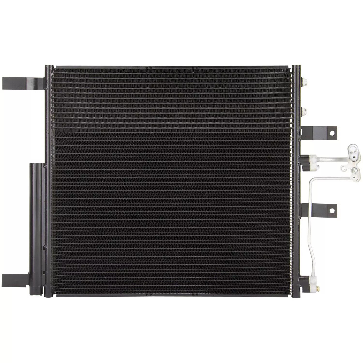A/C AC Condenser w/ Receiver Drier & Oil Cooler for Ram 1500 2011-2018 2500 3500