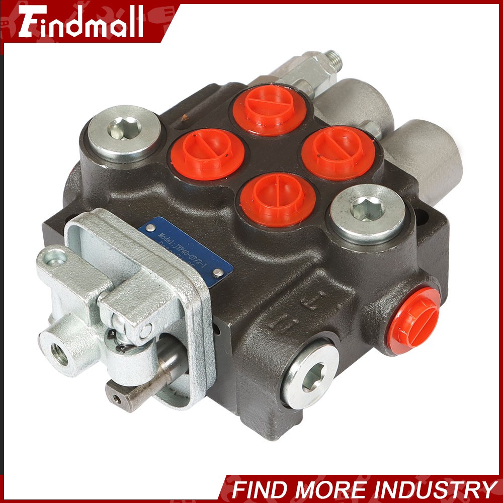 2 Spool 11GPM Hydraulic Control Valve Double Acting Tractor Loader W/Joystick