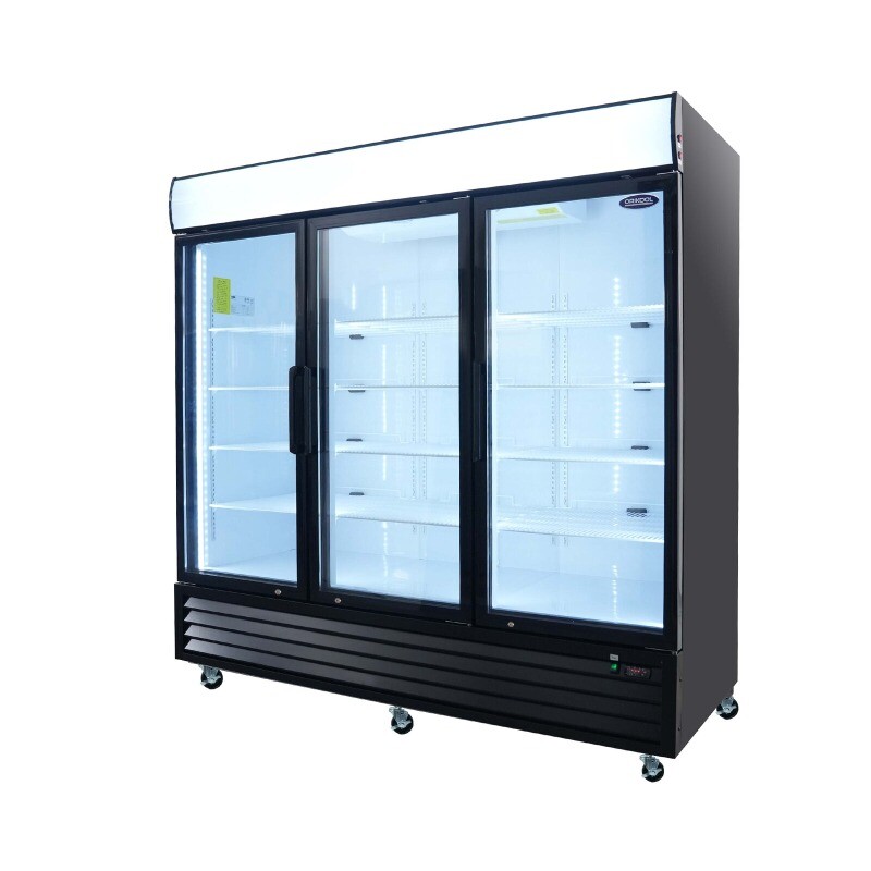 Merchandiser Refrigerator 70 Cu.ft Swing Door Commercial Display Refrigerators