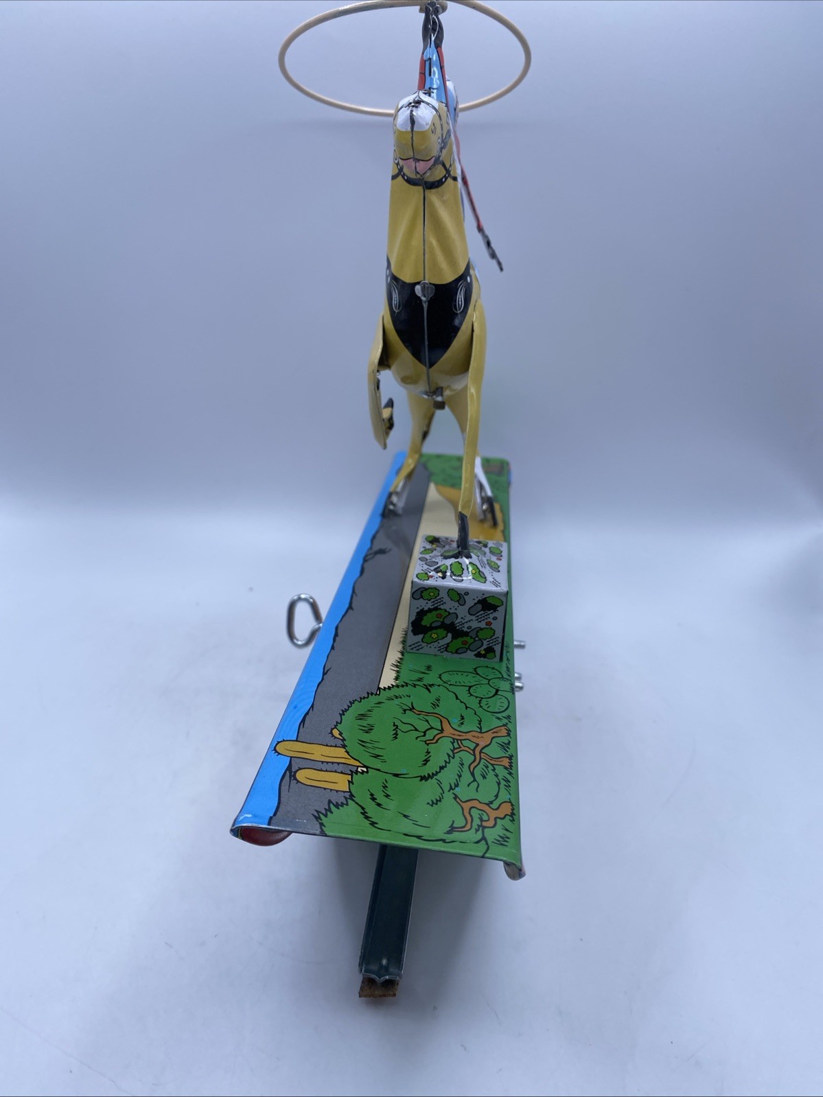 Roy Rogers And Trigger Wind Up Toy Vintage Reproduction Schilling Cowboy-READ