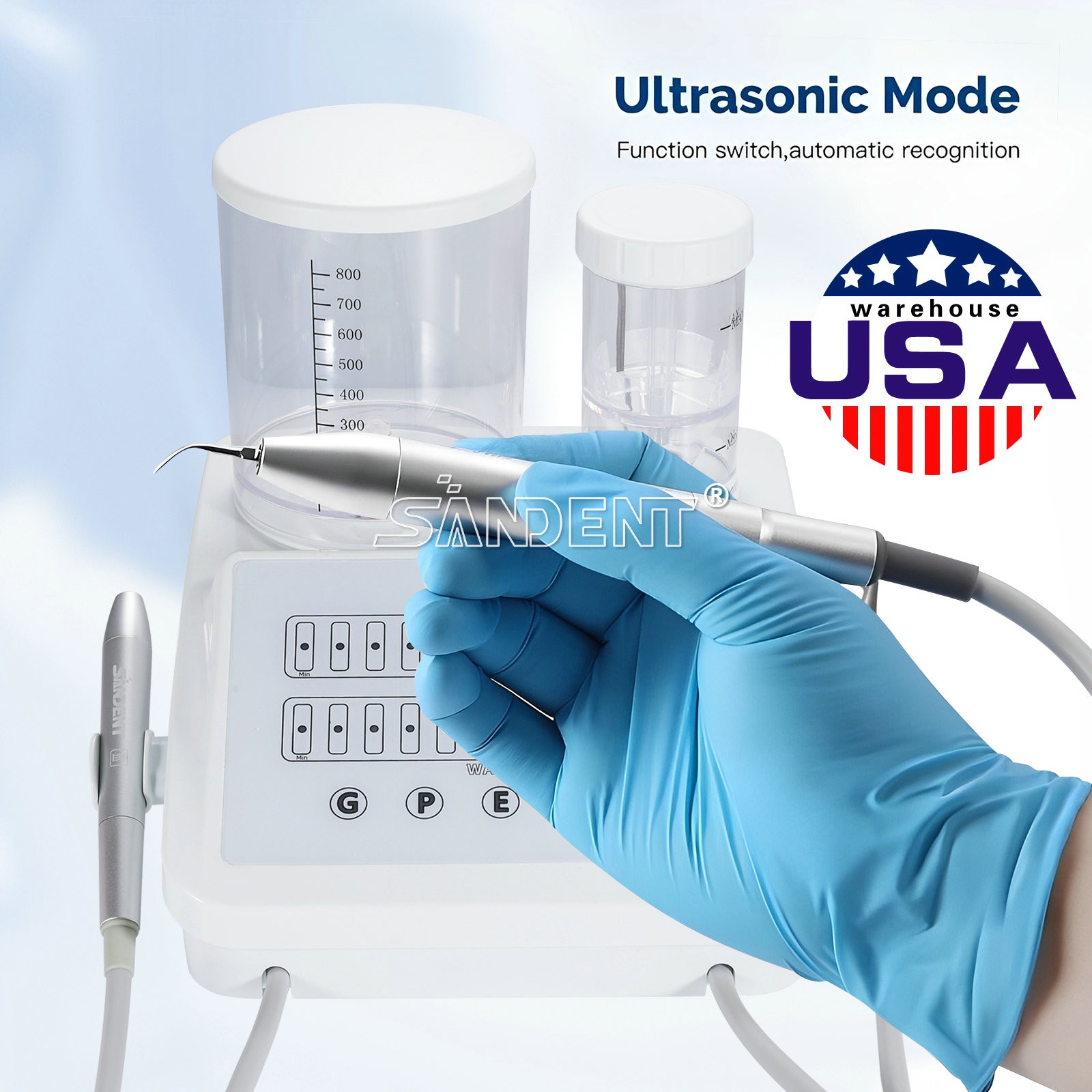 Woodpecker Style Dental Ultrasonic Scaler Air Polisher Supragingival&Subgingival