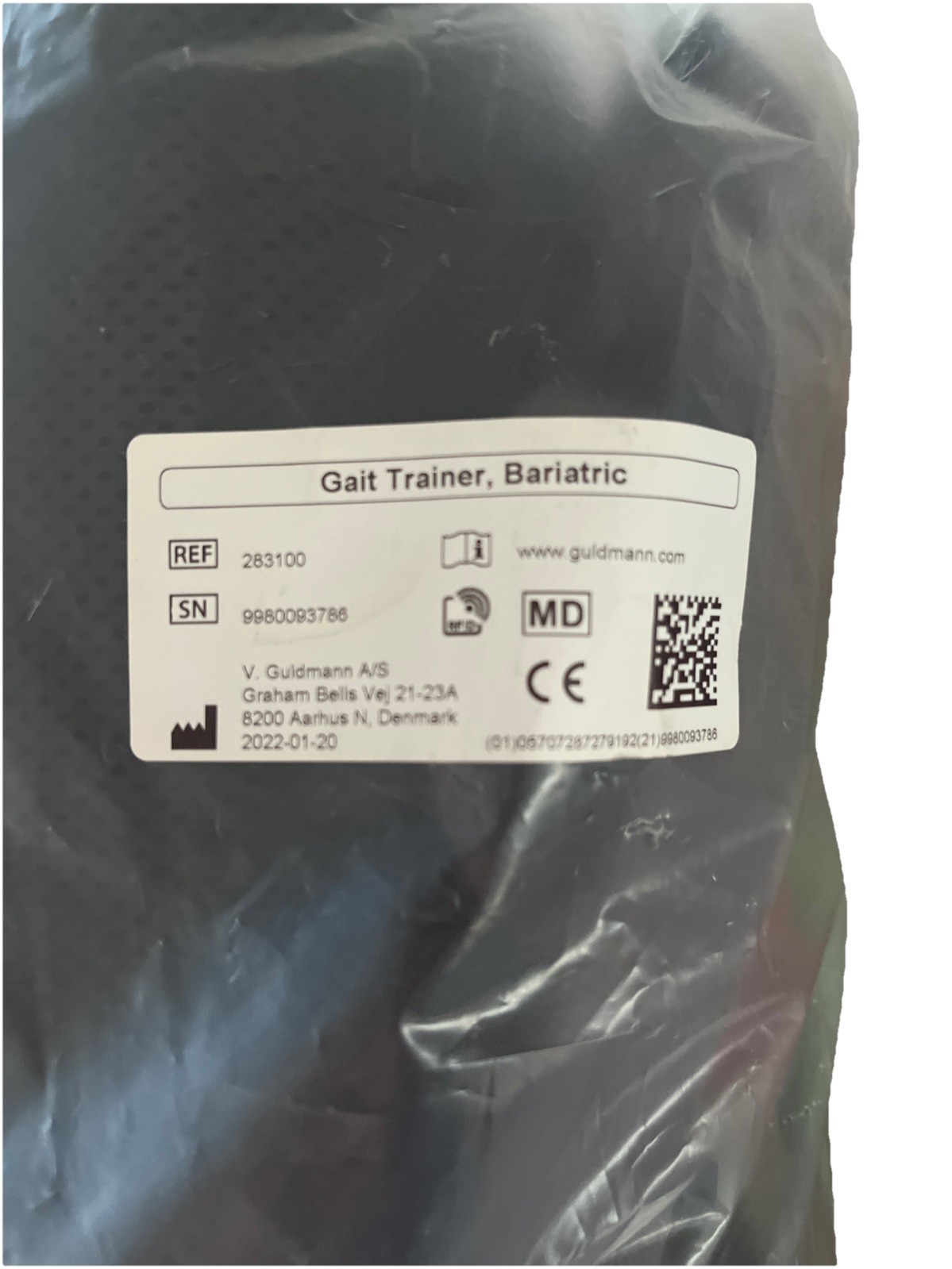 Guldmann Gait Trainer, Bariatric Sling Sz LG Supports up to 1,100 lbs.