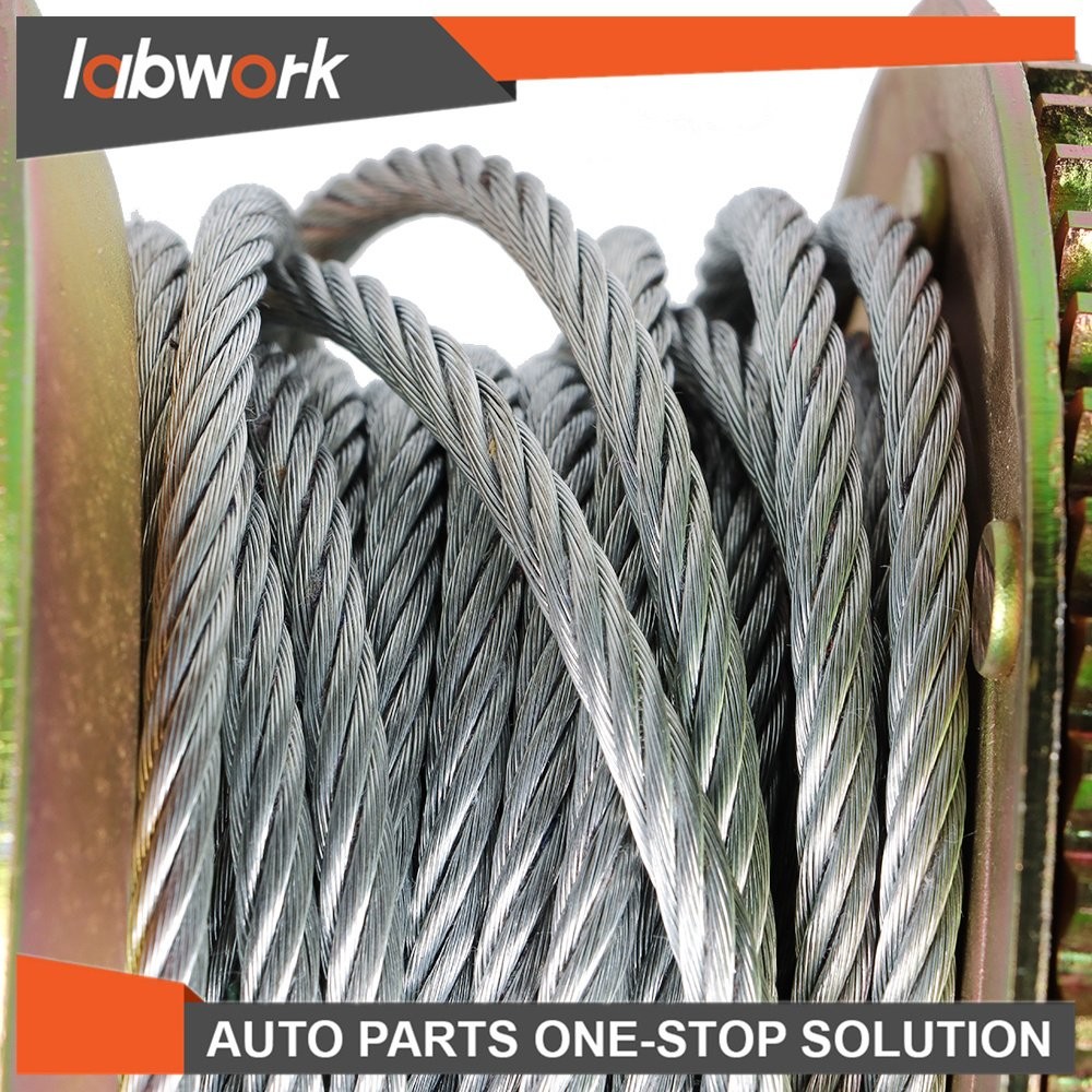 Labwork 3500lbs Hand Winch With Cable For Trailer Winch Durable Hand Crank Winch