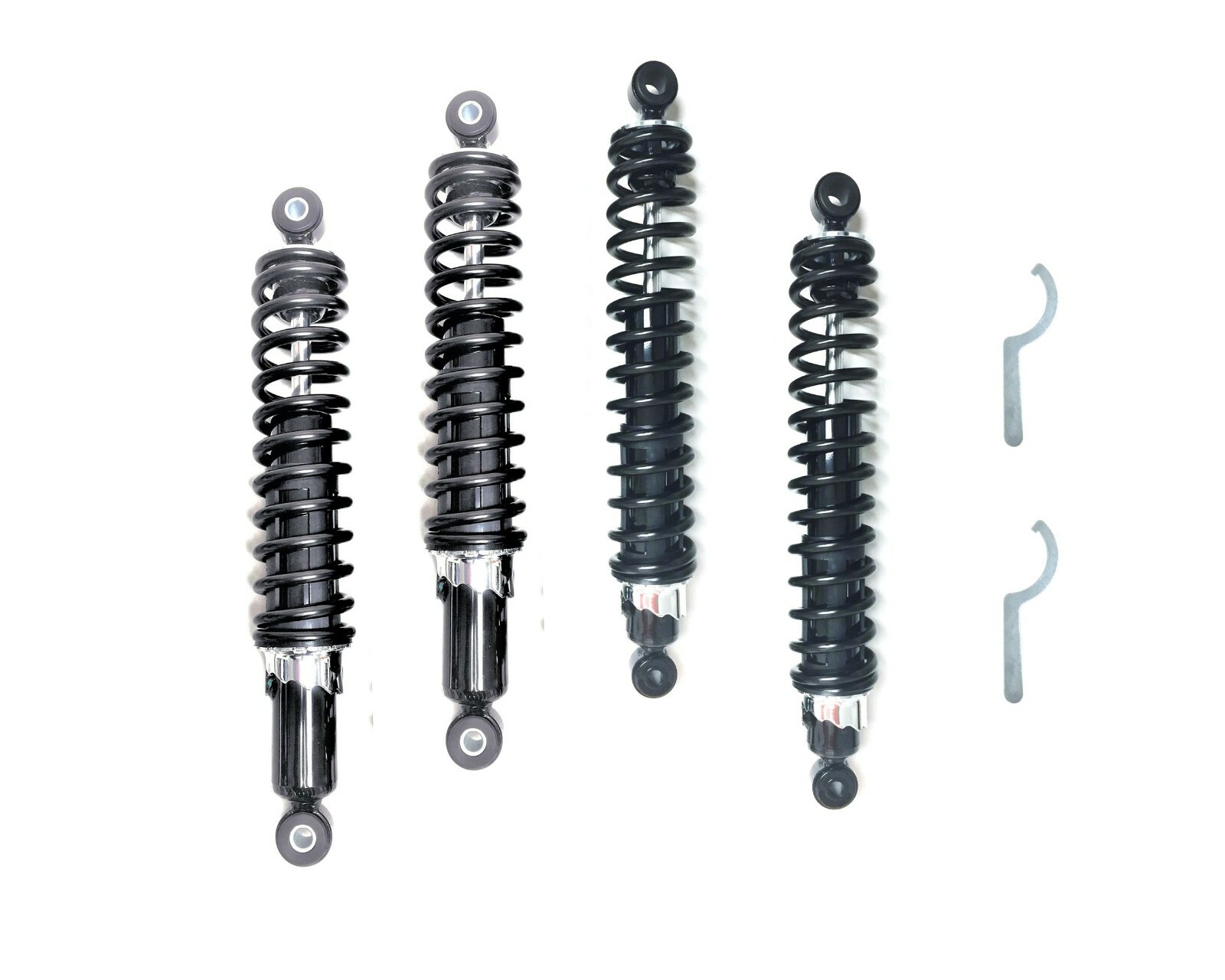 DTA Full Shocks Set with Springs for Honda Foreman 450 4x4 TRX450 1998-2004 4pc