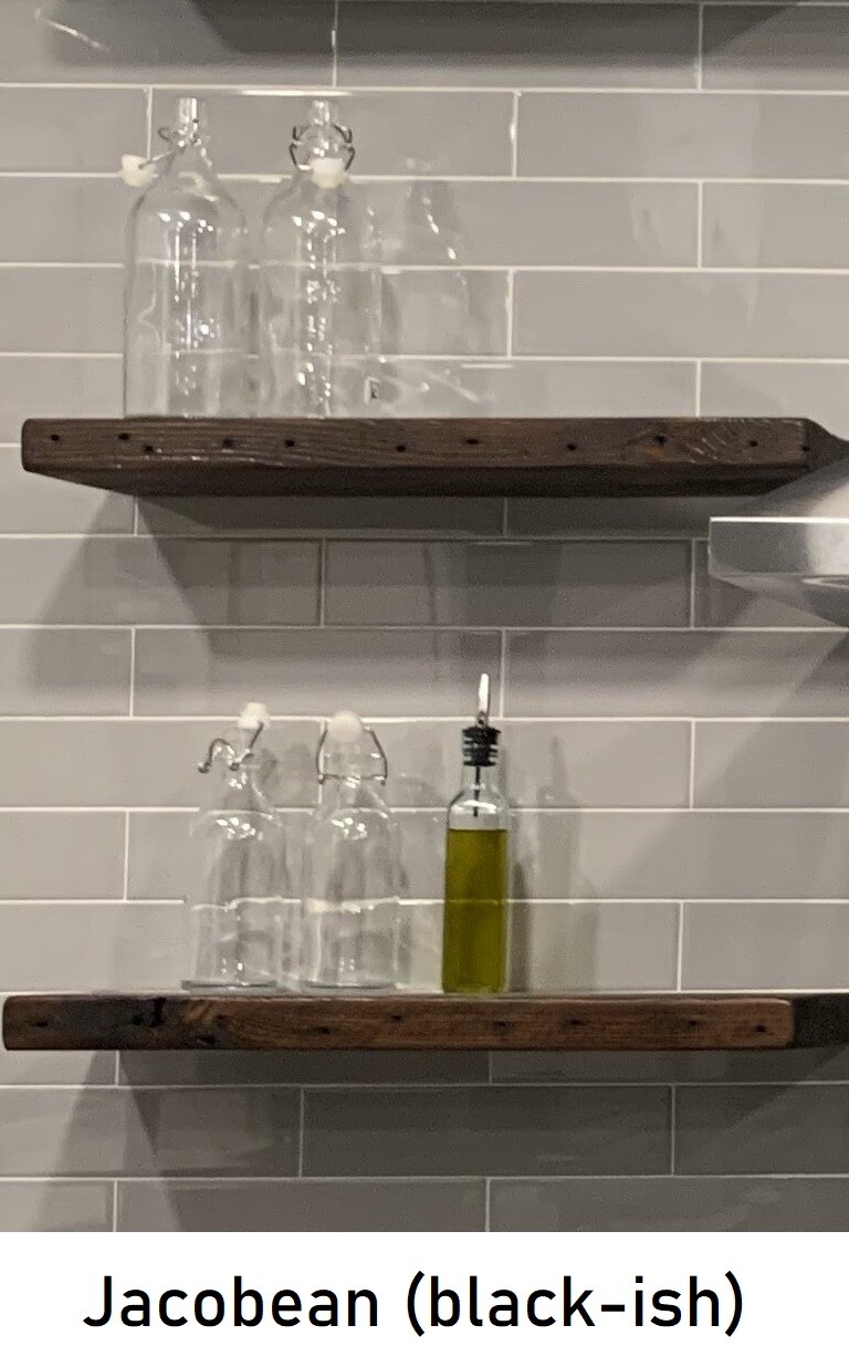 Floating shelf reclaimed barn wood Premium 2in thick floating shelves USA made