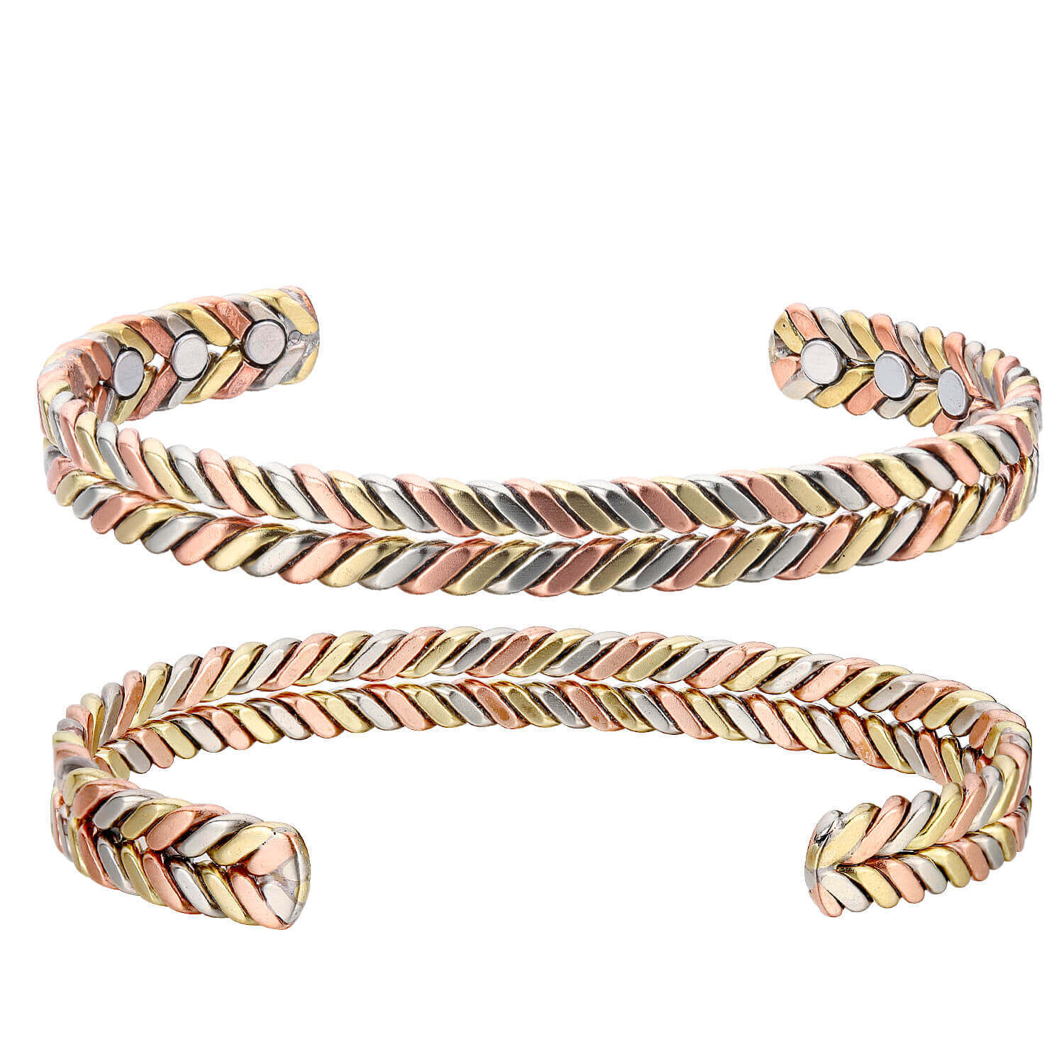 Solid Pure Copper Magnetic Bracelet Arthritis Pain Relief Power Energy Men Women