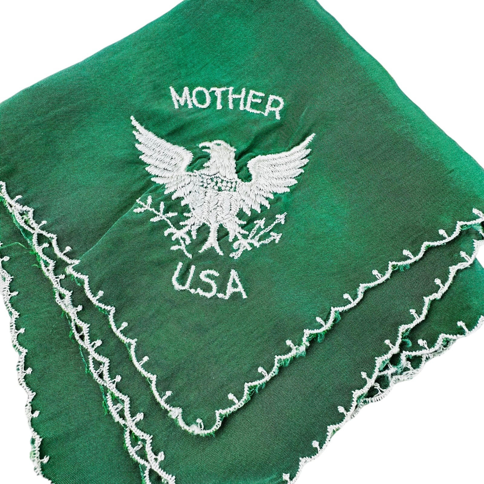 lot of vtg mother hankie usa souvenir postcard and egle hankie