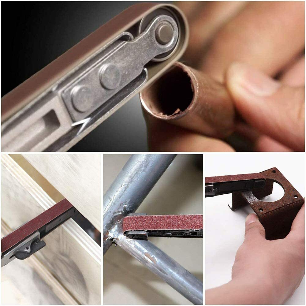 1/2 x 18" Sanding Belts Air File Belt Sander Sandpaper 40 60 80 120 180 240 Grit