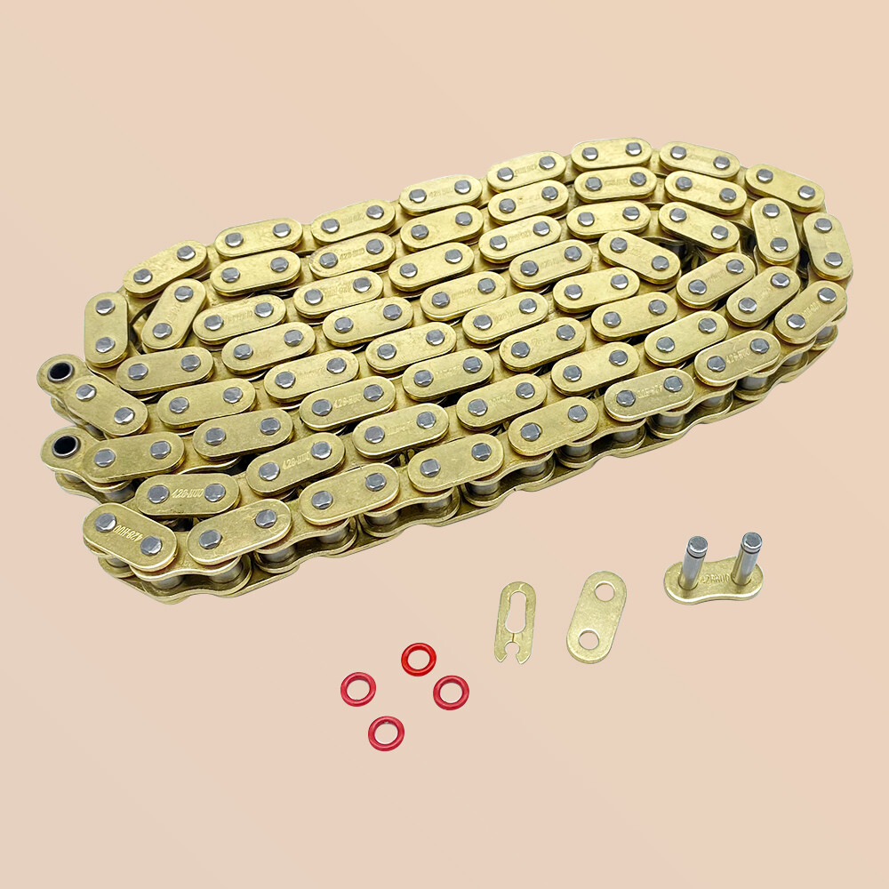 428 Drive Chain 130 Links O-Ring With Connecting Master Link Motorcycle
