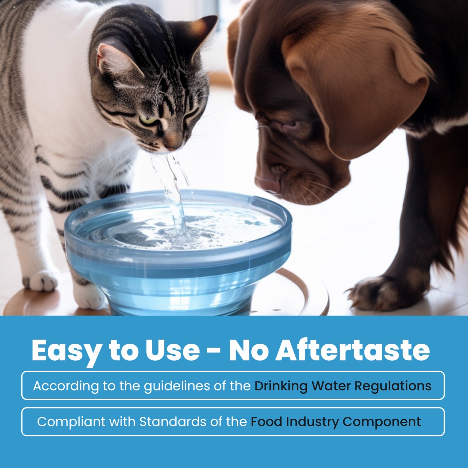 Vet Grade Water Purification Drops for Pets and Humans | (4oz Plastic Bottles)