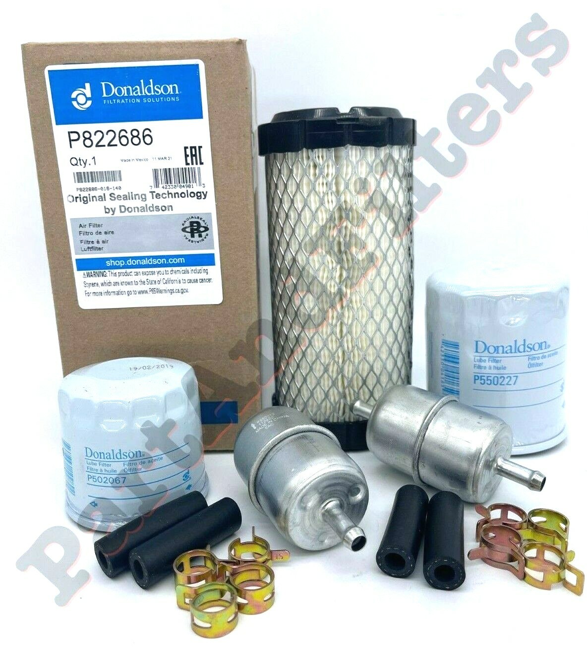 Filter Maintenance Kit for Kubota ZD18 ZD21 Oil Fuel Air