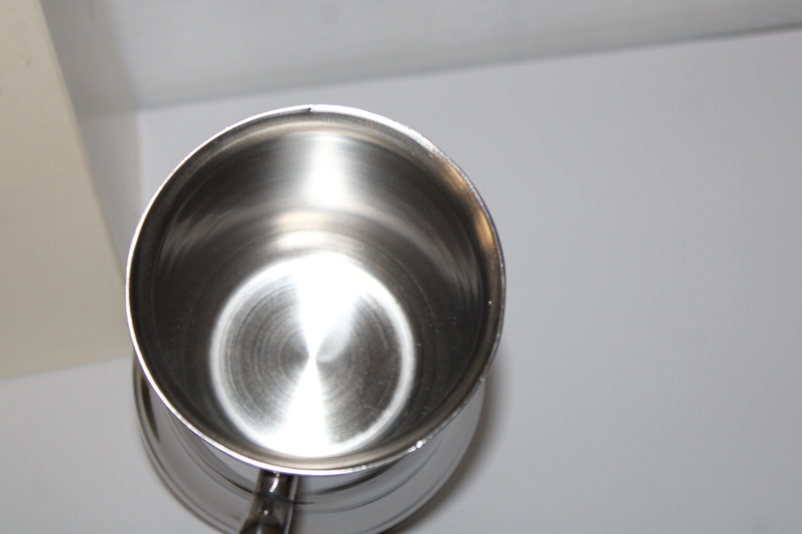 STAINLESS STEEL SILVERTONE TANKARD MUG VINTAGE THINGS REMEMBERED BEER STEIN