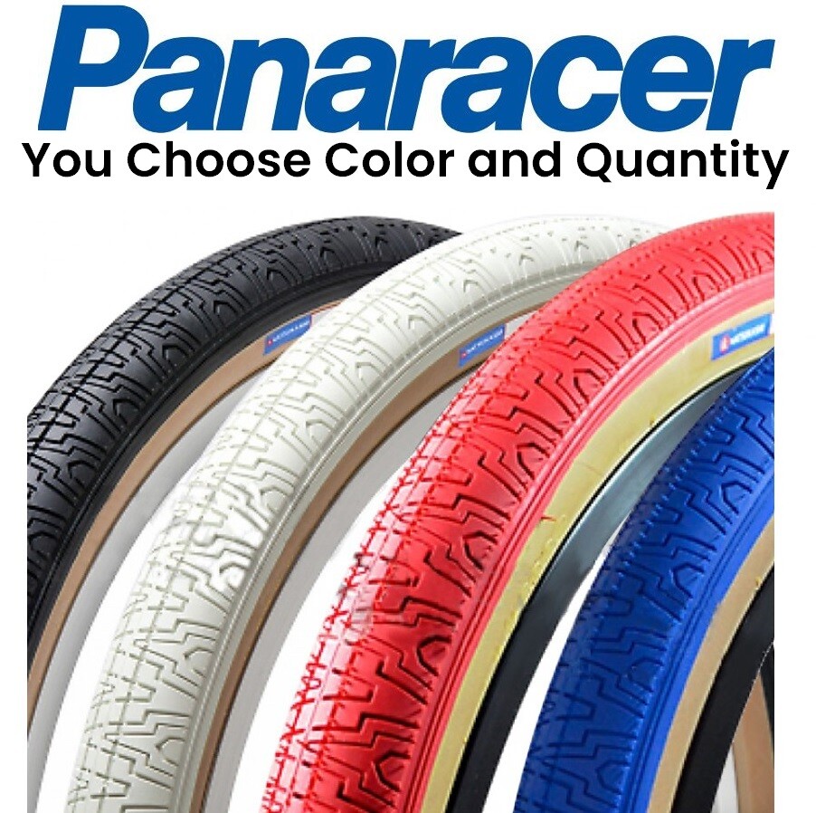 Panaracer HP406 20x1.75 Slick Skinwall Bike Tire Black White Blue Red Freestyle