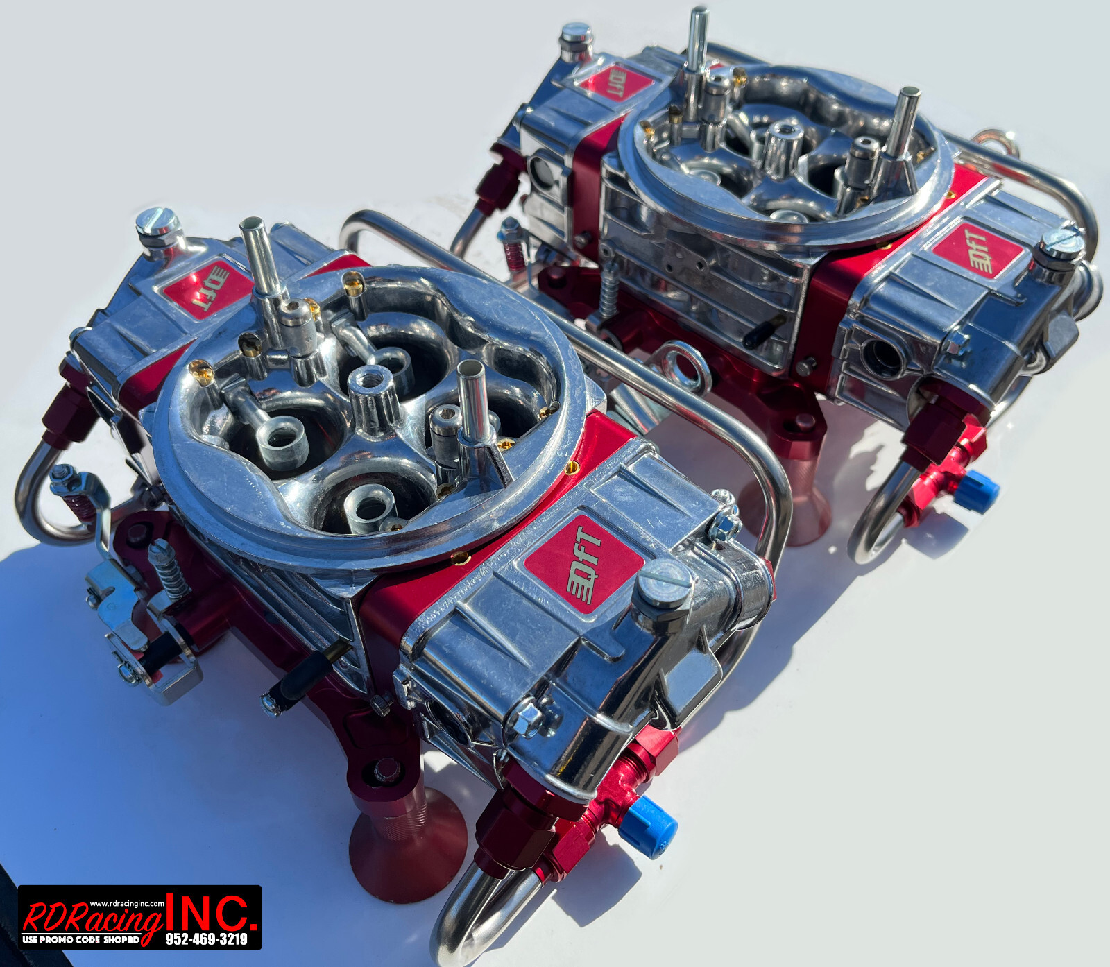 QUICK FUEL Q-650-B2 650 CFM BLOWER SUPERCHARGER CARBS WITH LINE KIT