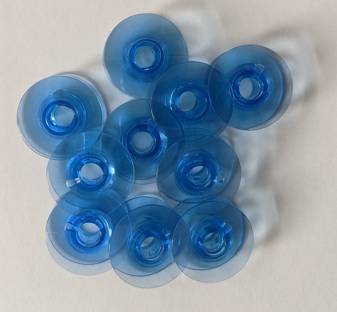 10 Replacement Blue Bobbins for Husqvarna Viking Designer Epic Group 8 920434096