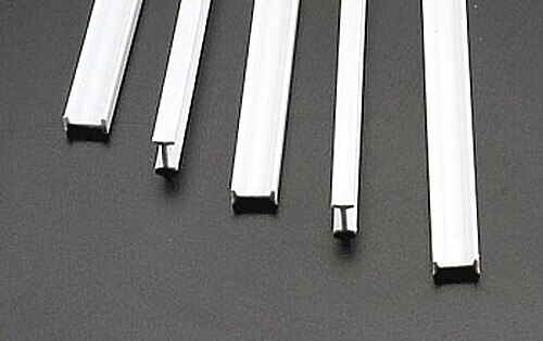 Plastruct I Beam Styrene 3/8 (5) - Model Scratch Building Plastic Strips